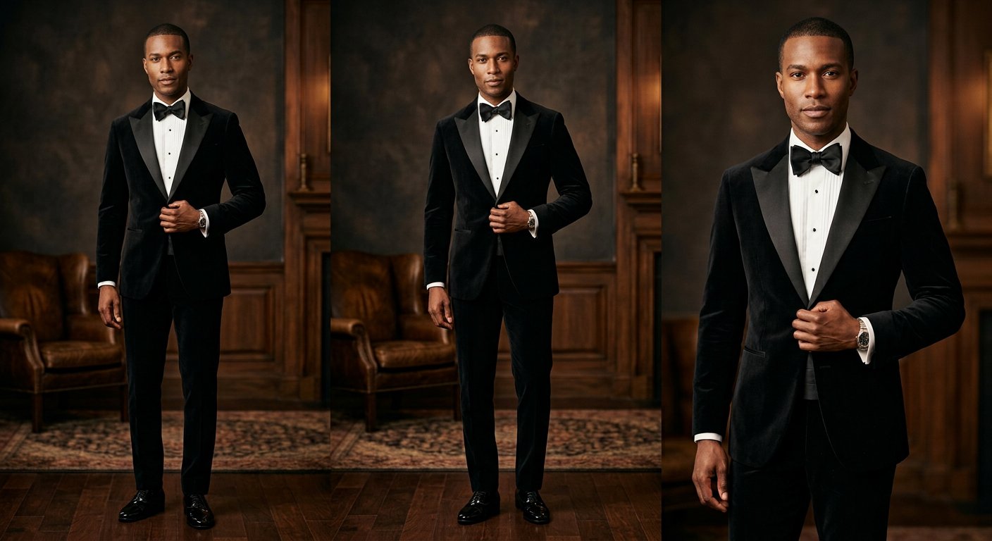 Midnight Velvet Tuxedo